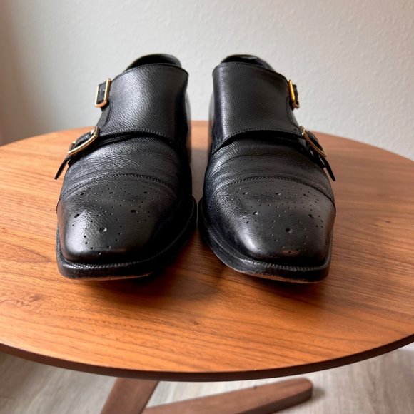 Tom Ford Double Monk Strap Shoes 10 TT (wide) Gianni Model - Picture 6 of 16